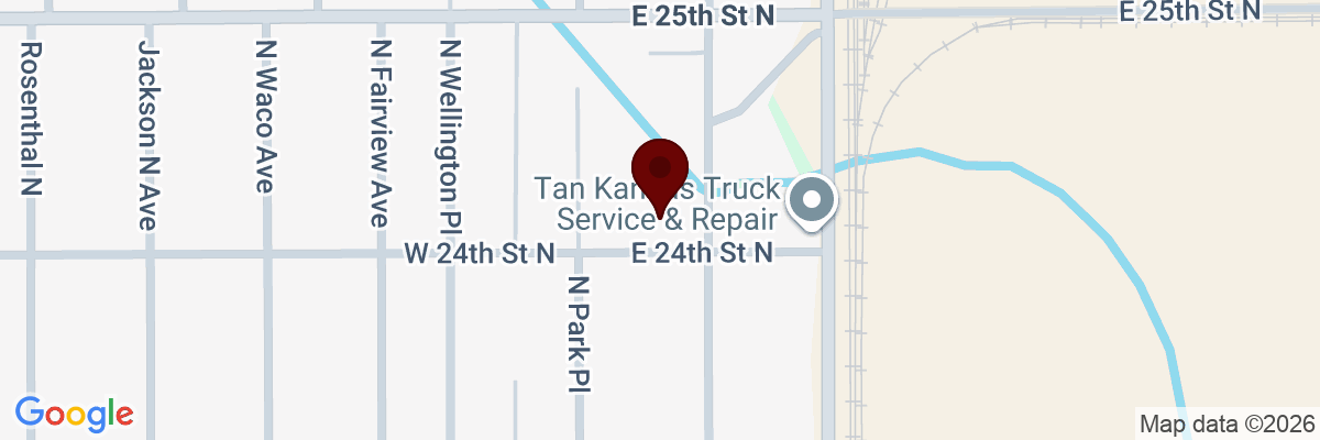 Map showing facility locations